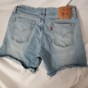 Levi's 518 Cut Off Denim Shorts